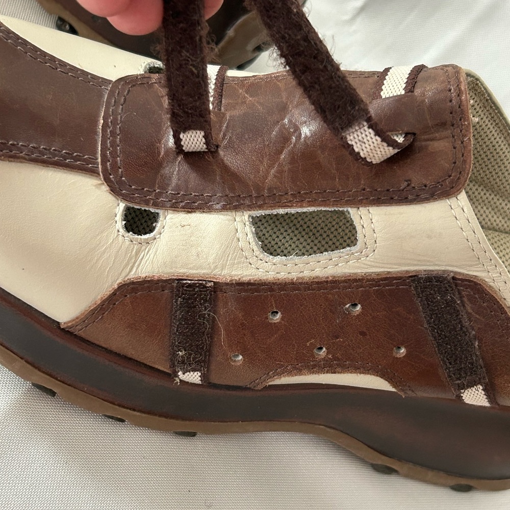 RARE Vintage Y2K Steve Madden Athletic Leather Slip On Mules - Picture 8 of 14